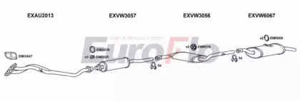 Система выпуска ОГ EuroFlo VWSAN20 2001A